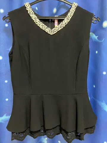 그레이스 콘티넨탈 슬리브리스 비쥬 size S S~S 클리닝 완료