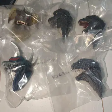 제일복권 고질라 G상 몬스터 헤드 마그넷 5종 세트 세미 컴프