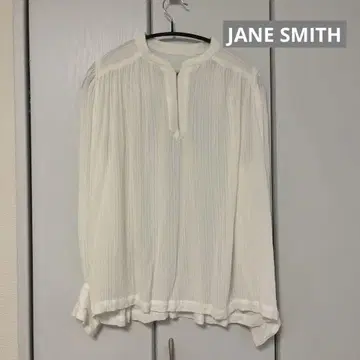 JANE SMITH 화이트 블라우스