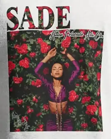 Sade 티셔츠 샤데 아두 재즈 서울 R&B