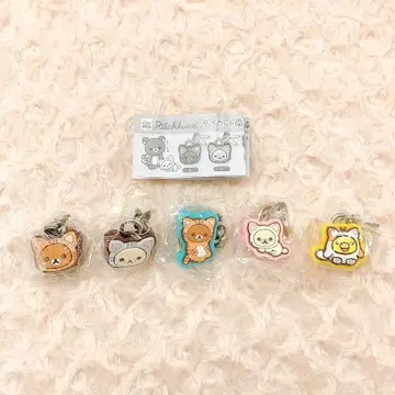 리락쿠마 다이컷 자물쇠 [느긋한 고양이] 전 5종 풀 컴프