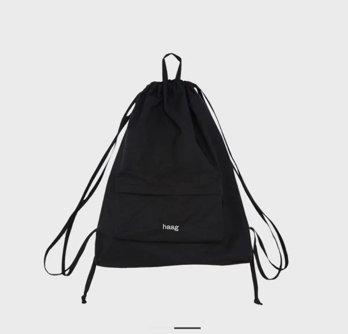 Hague String Backpack Black