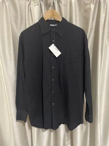 오라리 SELVEDGE SUPER LIGHT DENIM SHIRT3