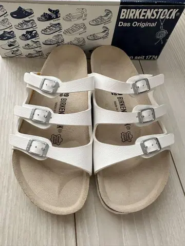 버켄스탁 플로리다 사이즈 39 25cm 화이트