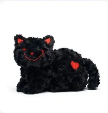 새상품! 요네즈켄시 리이슈 고양이 BLACK AND RED