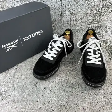 리복 스톤즈 콜라보 스니커즈 블랙
