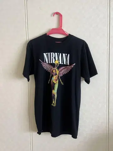 NIRVANA IN UTERO풍 티셔츠 L 사이즈