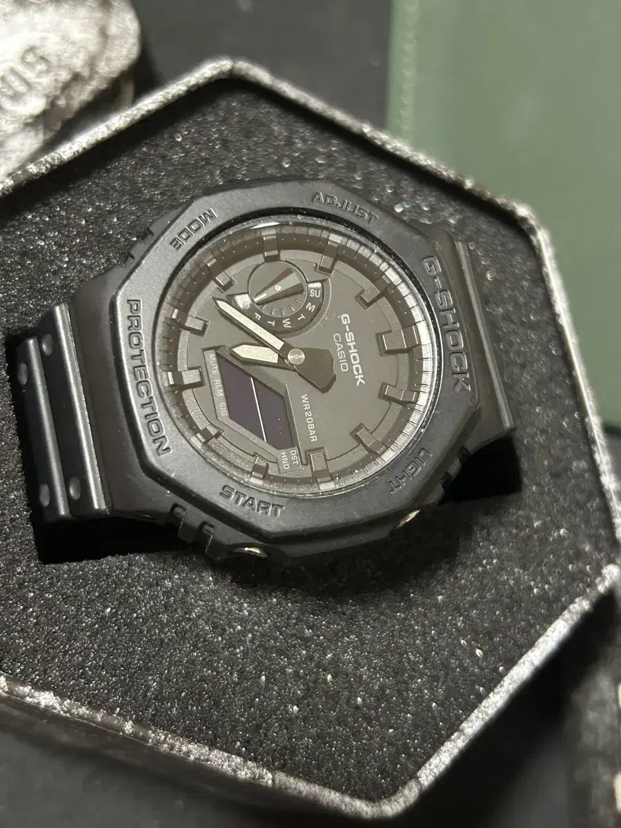 지샥 지얄오크 블랙 g-shock