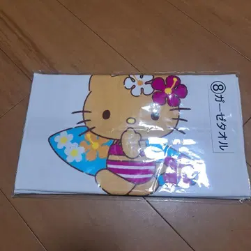 헬로키티 당첨 복권 거즈 타월