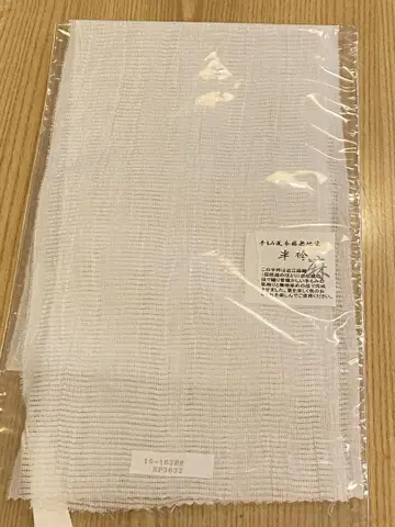 새상품 린넨 장식용 깃