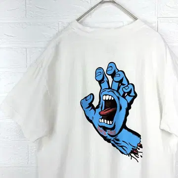 [스테디셀러] SANTA CRUZ 스크리밍 핸드 백 프린트 티셔츠