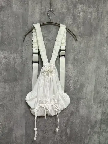 더블 포켓 리본 냅색