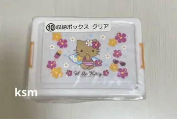 헬로키티 당첨 복권 제일복권 수납 박스 클리어 일광화상 키티