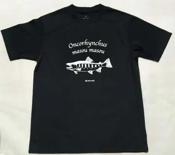 새상품 스노우피크 TONEDTROUT 콜라보 티셔츠 XL 사이즈 블랙