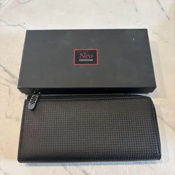 Neu interesse 하이브리드 가죽 장지갑