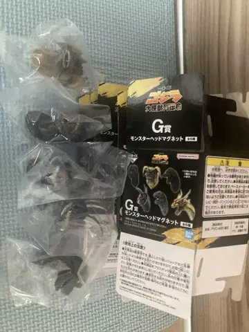 제일복권 고질라 G상 몬스터 헤드 마그넷 5개 묶음 판매