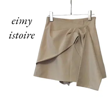 eimy istoire 드레이프 스카 숏 팬츠 베이지 에이미 이스트 월