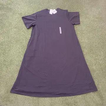 AIRism 3XL 블랙 반팔 원피스