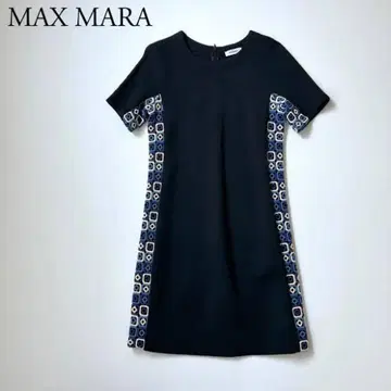 MAX&Co. 블랙 반팔 미니 원피스