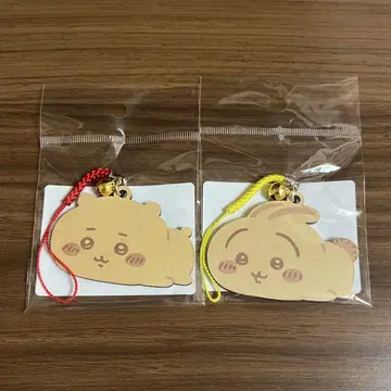 치이카와 야키 방울 달린 키링 치이카와 토끼