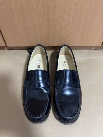 HARUTA 로퍼 블랙 27 EEE