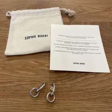 SOPHIE BUHAI 실버 귀걸이 소피 부하이