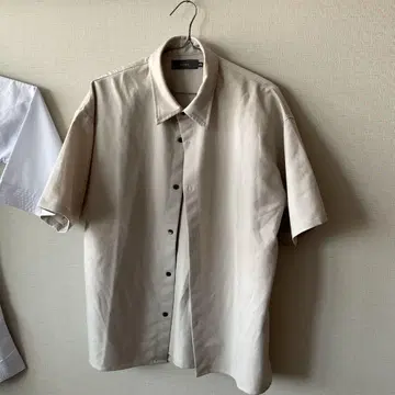 CLEL 라이트 그레이 반팔 셔츠 XS