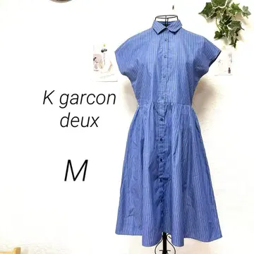 8910-1 K garcon deux 반팔 스트라이프 원피스 M
