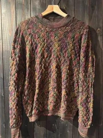 MISSONI 멀티 컬러 니트 스웨터 긴팔
