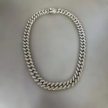 지르코니아 목걸이 로프 체인 목걸이 50cm