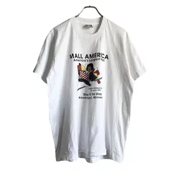 90s MALL OF AMERICA 쇼핑몰 프린트 티셔츠