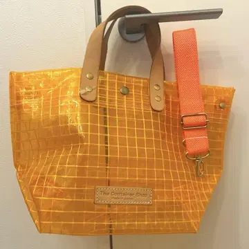 THECONTAINERSHOP 클리어 백 오렌지