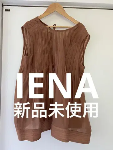 미사용 새상품 IENA TORRAZZO DONNA 핀턱 블라우스