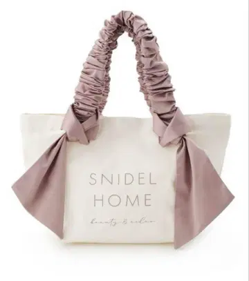SNIDEL HOME 리본 포함 토트백 스몰