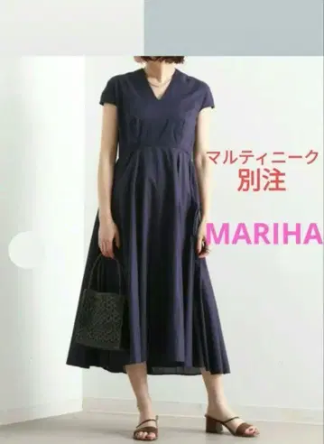 MARIHA 마리하 마르티니크 별주 봄의 달 드레스 네이비 36