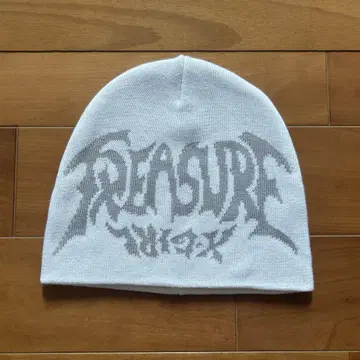 X-GIRL treasure 콜라보 비니 화이트