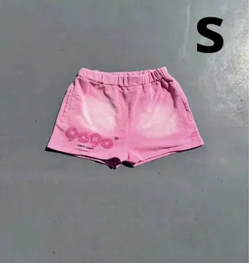 9090 OG 로고 빈티지 반바지 핑크