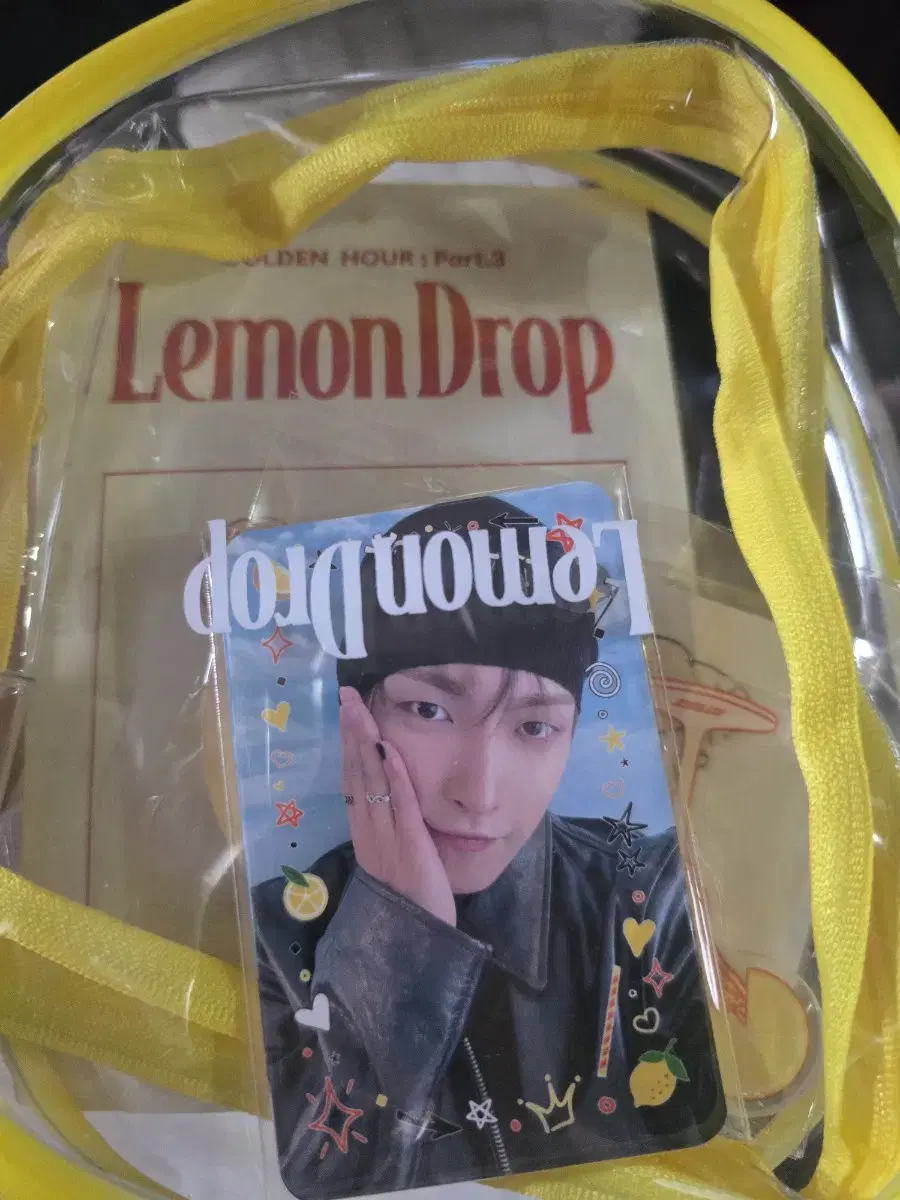 Ateez broadcast kit poca keyring sticker pow pouch full set