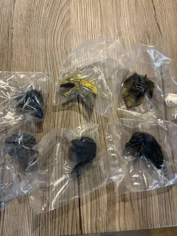 제일복권 고질라 대괴수 열전 G G상 몬스터 헤드 마그넷 컴프 세트