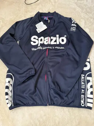 Spazio 네이비 풀 집업 자켓 M