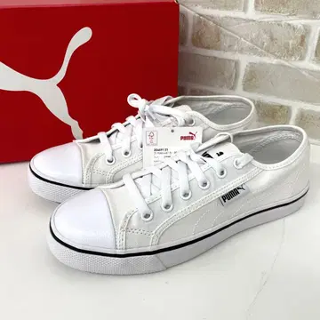 PUMA 푸마 여성용 캠퍼스 스니커즈 25cm 화이트 / 흰색
