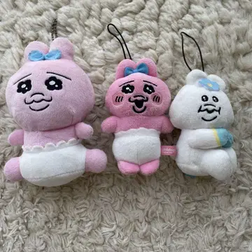 빤쮸토끼 & 뚱보토끼 키링 3개 세트