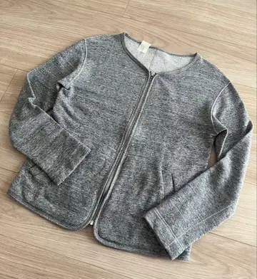 엔 할리우드 맨투맨 풀 집업 가디건 SIZE 40