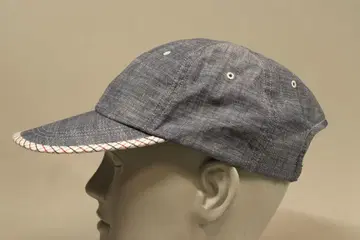 얇은 소재의 바지 CAP 네이비 워싱 처리 롱 빌 minimumFIT