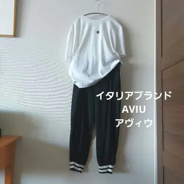 새상품급 이탈리아 브랜드 AVIU 아비우 팬츠 블랙 XL 사이즈