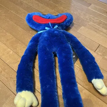 파란색 봉제 인형 캐릭터 하기와기
