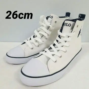 새상품급 폴로 랄프 로렌 하이컷 스니커즈 26cm