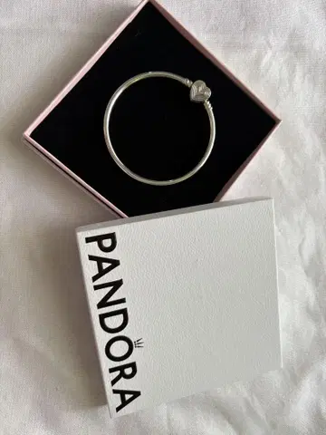 Pandora 실버 팔찌 Heart 17cm