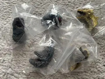 반다이 제일복권 고질라 몬스터 헤드 마그넷 5종 세트