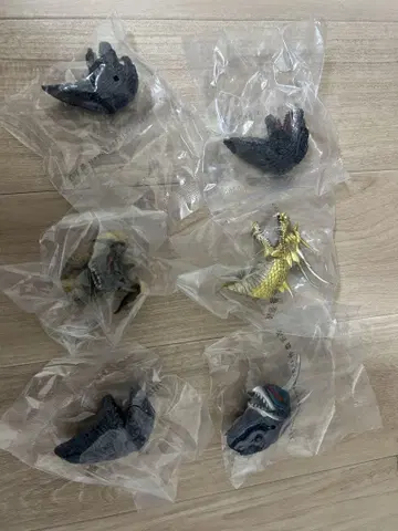 고질라 제일복권 G상 몬스터 헤드 마그넷 컴플리트